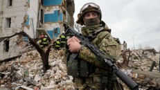 Lính Ukraine trong một trận giao tranh. Ảnh: ABC News