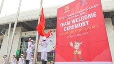 Không khí tại Lễ thượng cờ sáng 11/5. Ảnh: 