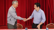 Ông Lý hiển Long và quyền Thủ tướng Singapore Lawrence Wong. Ảnh: Asia Financial.