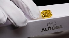Kim cương đến từ tập đoàn khai thác mỏ khổng lồ của Nga, Alrosa PJSC. Ảnh: Bloomberg.