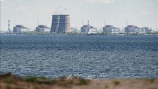 Toàn cảnh nhà máy điện hạt nhân Zaporizhzhia ở Ukraine. Ảnh: AFP