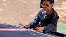 Độc đáo thổ cẩm của dân tộc Bahnar