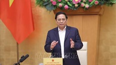Thủ tướng Phạm Minh Chính kết luận Phiên họp Chính phủ thường kỳ tháng 10 năm 2022. Ảnh: TTXVN