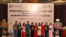 Tổ xây dựng chương trình đào tạo tiến sĩ Di sản học. Ảnh: SIS.