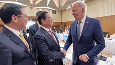 Thủ tướng Phạm Minh Chính gặp Tổng thống Hoa Kỳ Joe Biden