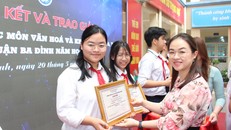 Trao 82 giải Nhất cuộc thi Olympic cấp quận Ba Đình