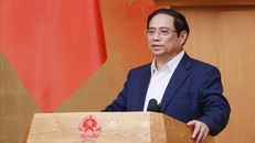 Thủ tướng Phạm Minh Chính chủ trì Phiên họp Chính phủ thường kỳ tháng 5 năm 2023. Ảnh: Dương Giang.