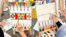 Trải nghiệm Al-Qatt Al-Asiri - nghệ thuật trang trí truyền thống của người Saudi Arabia