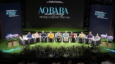 Quang cảnh giao lưu. Ảnh:TTXVN