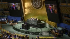 Một phiên họp của Đại hội đồng LHQ ở New York, Mỹ. Ảnh tư liệu: AFP