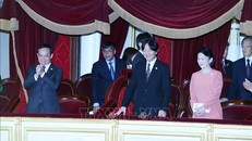 Hoàng Thái tử và Công nương Nhật dự công chiếu vở opera 'Công nữ Anio'