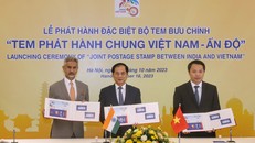 Phát hành ‘Tem phát hành chung Việt Nam - Ấn Độ’