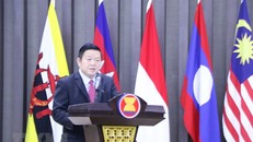 Tổng thư ký ASEAN, ông Kao Kim Hourn. (Ảnh: Hữu Chiến/TTXVN)