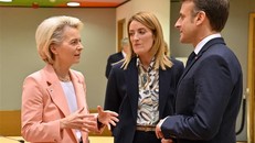 Các nhà lãnh đạo EU thảo luận tại hội nghị thượng đỉnh ở Brussels vào giữa tháng này. Ảnh: AFP/TTXVN