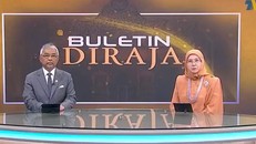 Đoạn bản tin đặc biệt hoàng gia được phát sóng trên kênh TV3 ngày 17/1. Ảnh: Buletin TV3/Facebook