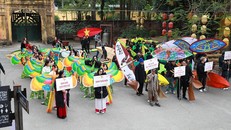 Tái hiện nghi thức rước diều cổ tại Hoàng thành Thăng Long