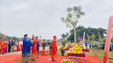 Tái hiện lễ thượng nêu ngày Tết tại Thành Nhà Hồ