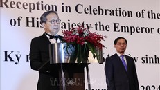 Đại sứ Nhật Bản tại Việt Nam Yamada Takio phát biểu. Ảnh: Lâm Khánh/TTXVN