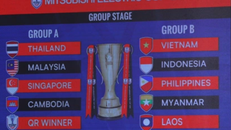 Tuyển Việt Nam rới vào bảng đấu khó. Ảnh: VFF