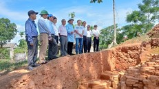 Chủ trương mở rộng diện tích khai quật Tháp đôi Liễu Cốc