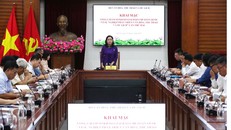 Thứ trưởng Bộ Văn hóa, Thể thao và Du lịch Trịnh Thị Thủy cho biết, các tác phẩm được chọn vào vòng sơ khảo đều chất lượng - Ảnh: VGP