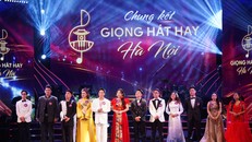 Các thí sinh tham gia đêm Chung kết. Ảnh: Phạm Mạnh