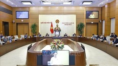 Chủ tịch Quốc hội Trần Thanh Mẫn phát biểu khai mạc Phiên họp. Ảnh: Doãn Tấn