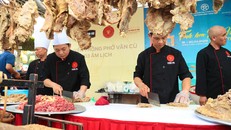 Nhiều không gian ẩm thực phở đặc trưng góp mặt tại sự kiện. Ảnh: Đình Trung