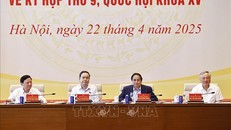 Trao đổi, thống nhất chỉ đạo nội dung, chương trình và cách thức tiến hành Kỳ họp thứ 9