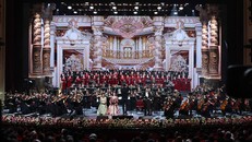 Chương trình hòa nhạc hữu nghị Việt Nam - Kazakhstan. Ảnh: Thống Nhất -TTXVN