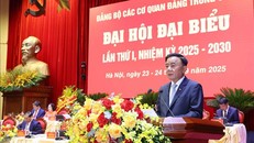 Đồng chí Trần Cẩm Tú phát biểu bế mạc Đại hội. Ảnh: Phương Hoa/TTXVN