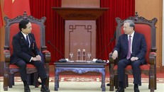 Tổng Bí thư Tô Lâm tiếp ông Kuroiwa Yuji, Thống đốc tỉnh Kanagawa, Nhật Bản. Ảnh: Thống Nhất/TTXVN