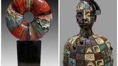 Hai tác phẩm thuộc BST "Luân hồi" và "Tiếng vọng". Ảnh: Nghệ sĩ Nguyễn Thu Thủy