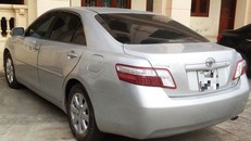 Chiếc Camry do anh Huân cần lái. Ảnh: NT.