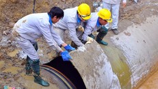 Hà Nội: Đường ống Sông Đà lại gặp sự cố lần thứ 20