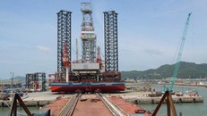 Công trình giàn khoan Tam Đảo 3. Ảnh: nhân vật cung cấp.