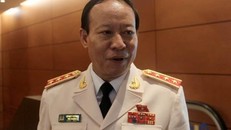 Thượng tướng Lê Quý Vương cho biết dự kiến tháng 12 sẽ đưa vụ án Hà Văn Thắm ra xét xử. Ảnh: Phạm Hải