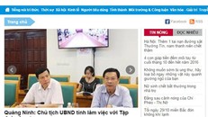 Trang chủ Báo điện tử Tầm nhìn tối 27/10. Ảnh: Xuân Hoa chụp màn hình.