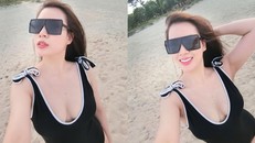 Vợ MC Thành Trung khoe dáng nuột nà, xinh không kém hotgirl