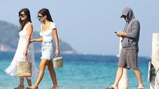 Tài tử Leonardo DiCaprio du lịch cùng mẹ vợ kém tuổi