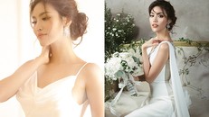 Hé lộ hình ảnh Lan Khuê xinh như mộng trong trang phục váy cưới