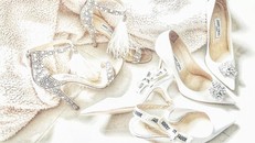 Lan Khuê mạnh tay chi gần 100 triệu cho 3 đôi giày cưới