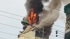 Xảy cháy quán karaoke...đang bị đình chỉ hoạt động