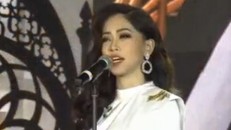 Á hậu Phương Nga tự tin diễn thuyết tiếng anh tại chung kết Hoa hậu Hòa bình Quốc tế