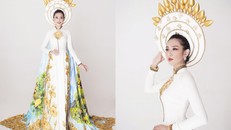 Chiêm ngưỡng quốc phục lộng lẫy của Thủy Tiên tại Miss International 2018