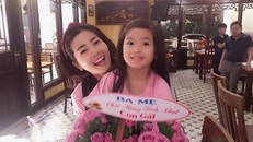Mai Phương hạnh phúc đón sinh nhật tuổi 34 bên gia đình và con gái