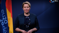 Bà Franziska Giffey - Bộ trưởng Bộ Gia đình Đức (Ảnh: Council of Europe)