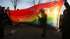 Chính quyền Trung Quốc ngày càng không khoan dung đối với các nhóm thiểu số về giới và tính dục. Ảnh: How Hwee Young