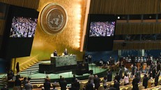 Một số nhà lãnh đạo thế giới sẽ trực tiếp có bài phát biểu tại Hội trường Đại hội đồng Liên Hợp Quốc, nhưng dự kiến đa số sẽ không đến New York. Ảnh: Evan Schneider