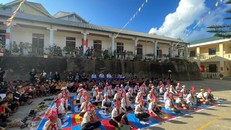 Hoạt động ngoại khoá của các em học sinh Trường PTDTBT TH Huồi Tụ